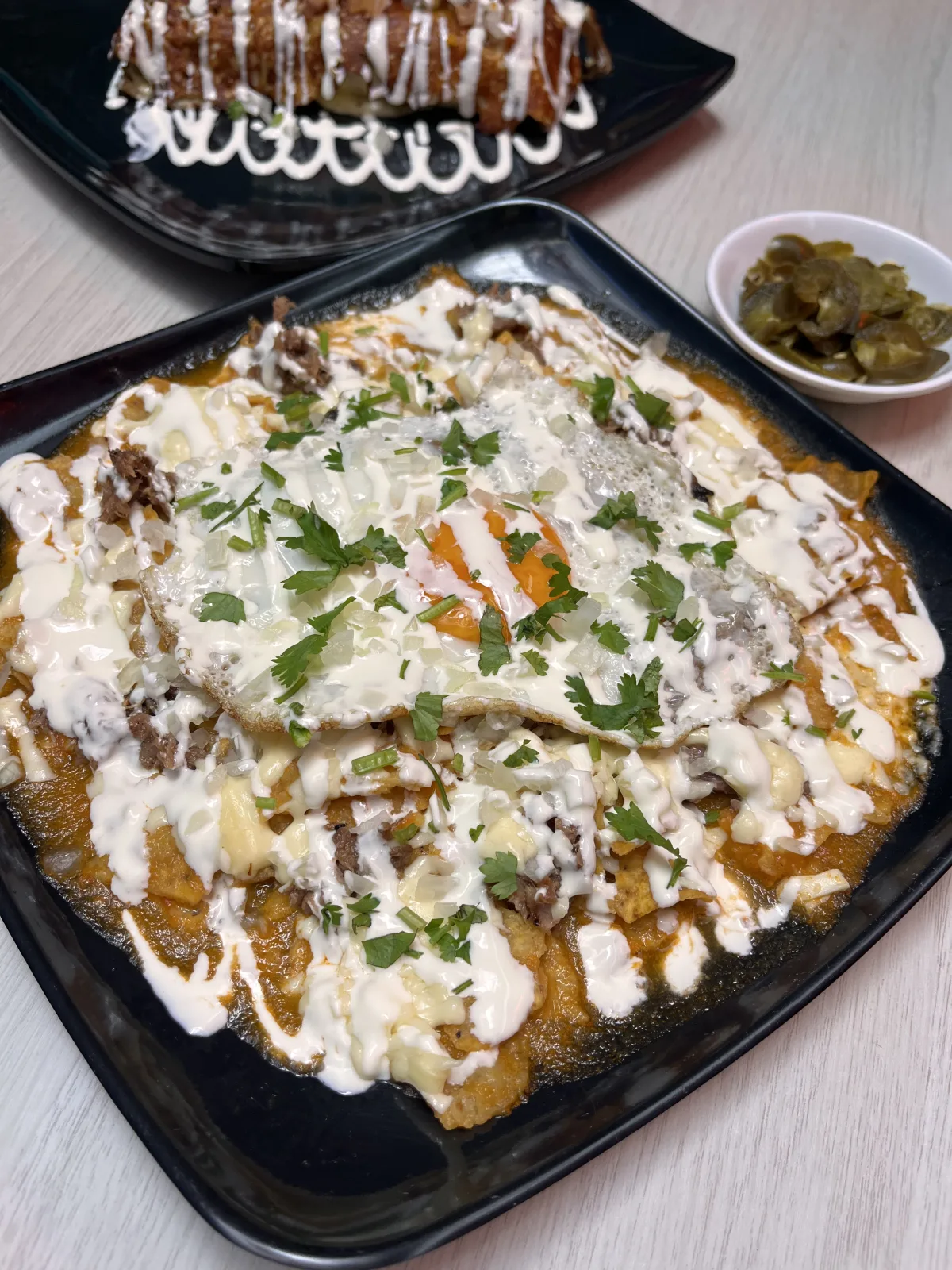 Plato mexicano servido en Botanazo